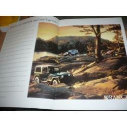 Folder USA Modellen JEEP UIT 1997