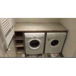 Ombouw voor wasmachine en droger