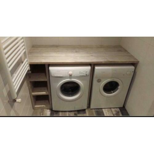 Ombouw voor wasmachine en droger