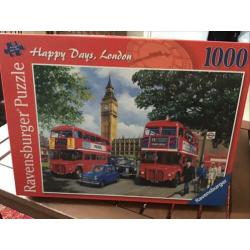 4 puzzels 1000 st oa Norman Rockwell