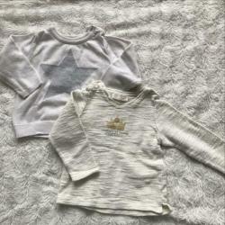 Pakketje kleding meisje, 20 stuk, maat 74 - 80