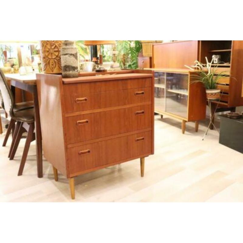 unieke deense ladenkast / bureau/kaptafel mid century design