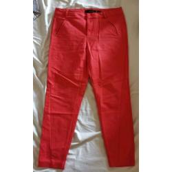 Vero Moda Victoria Fiery Red broek dames maat L