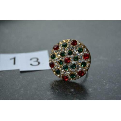 Vintage Ringen bling chunky statement, heel veel ringen (2)