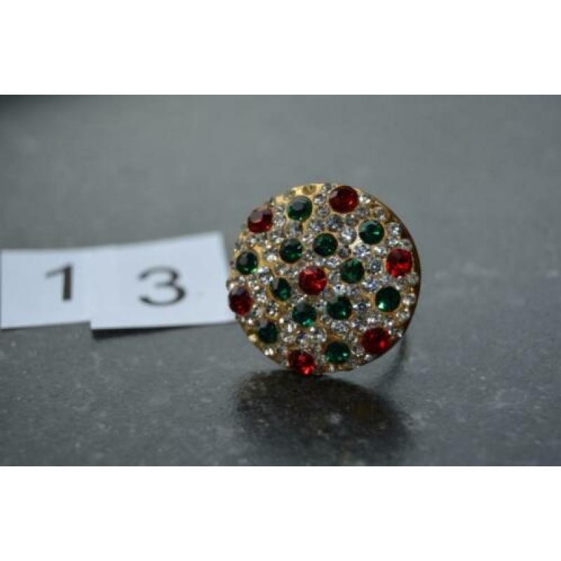 Vintage Ringen bling chunky statement, heel veel ringen (2)