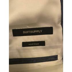 Suitsupply 2,5 knoops Washington jasje mt 46 van Wol/linnen