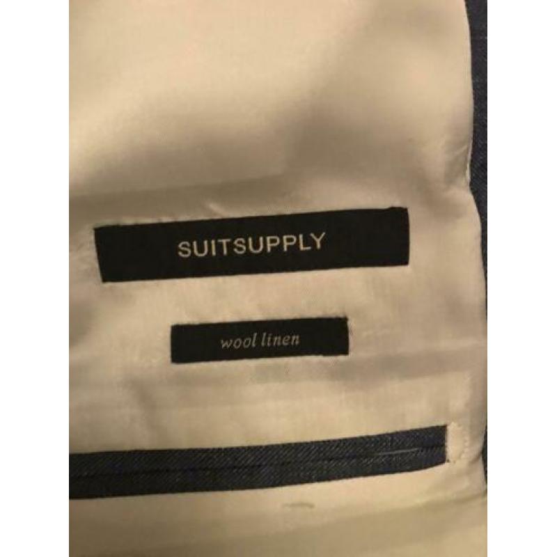 Suitsupply 2,5 knoops Washington jasje mt 46 van Wol/linnen