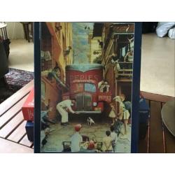4 puzzels 1000 st oa Norman Rockwell
