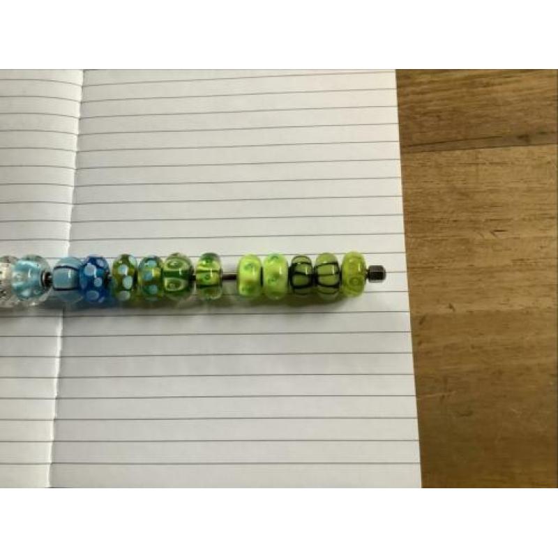 Trollbeads diverse glas en zilver en retired