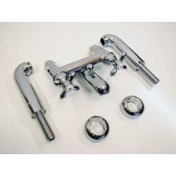 Hansgrohe Axor Carlton badrandkraan met omstel chroom