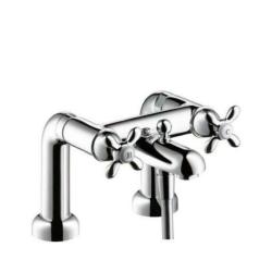 Hansgrohe Axor Carlton badrandkraan met omstel chroom