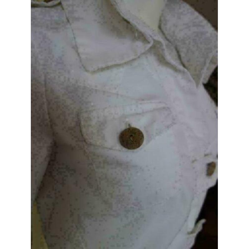 2104 Wit jasje blazer OBJECT; Mt= 36 Nieuwstaat
