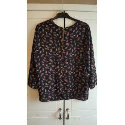 Blouse Primark maat 44 veertjes