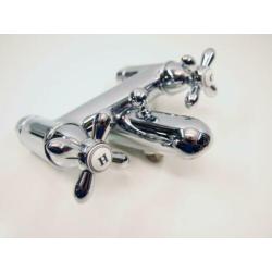 Hansgrohe Axor Carlton badrandkraan met omstel chroom