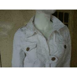 2104 Wit jasje blazer OBJECT; Mt= 36 Nieuwstaat