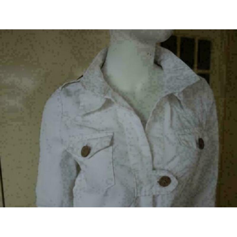 2104 Wit jasje blazer OBJECT; Mt= 36 Nieuwstaat