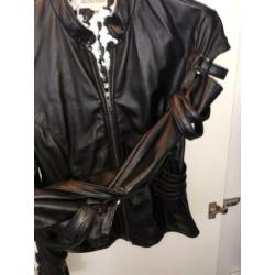 Reinders nep lederen jacket maat S