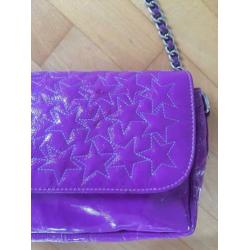 RIKA Starbag paars leer