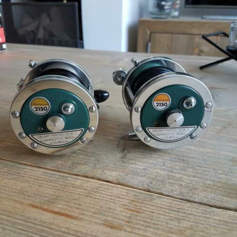 2 x Shakespeare 2150 Noris reel reeltje oldschool als Abu