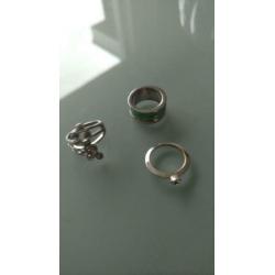 3x ring nieuw samen 1.00