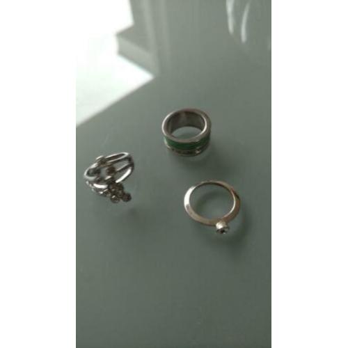 3x ring nieuw samen 1.00
