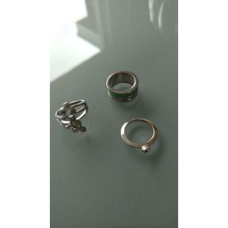 3x ring nieuw samen 1.00