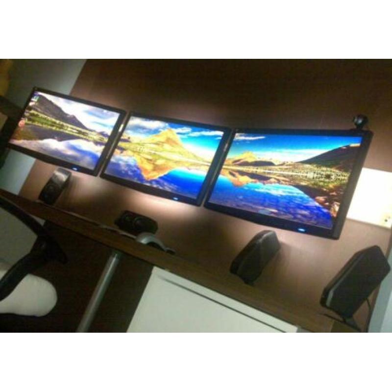 3 st. zeer nette 24” Acer X243H Full HD 1080p LED monitoren