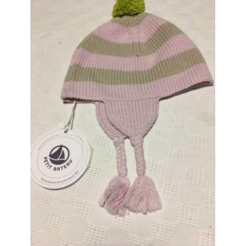 Petit Bateau babymuts 3-6 maanden, Nieuw