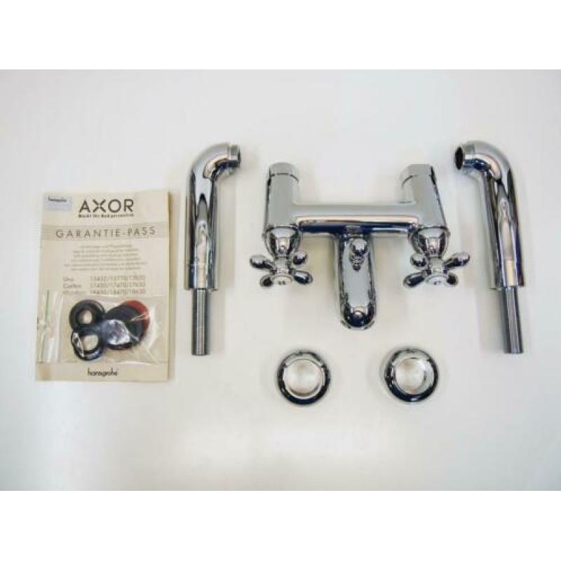Hansgrohe Axor Carlton badrandkraan met omstel chroom