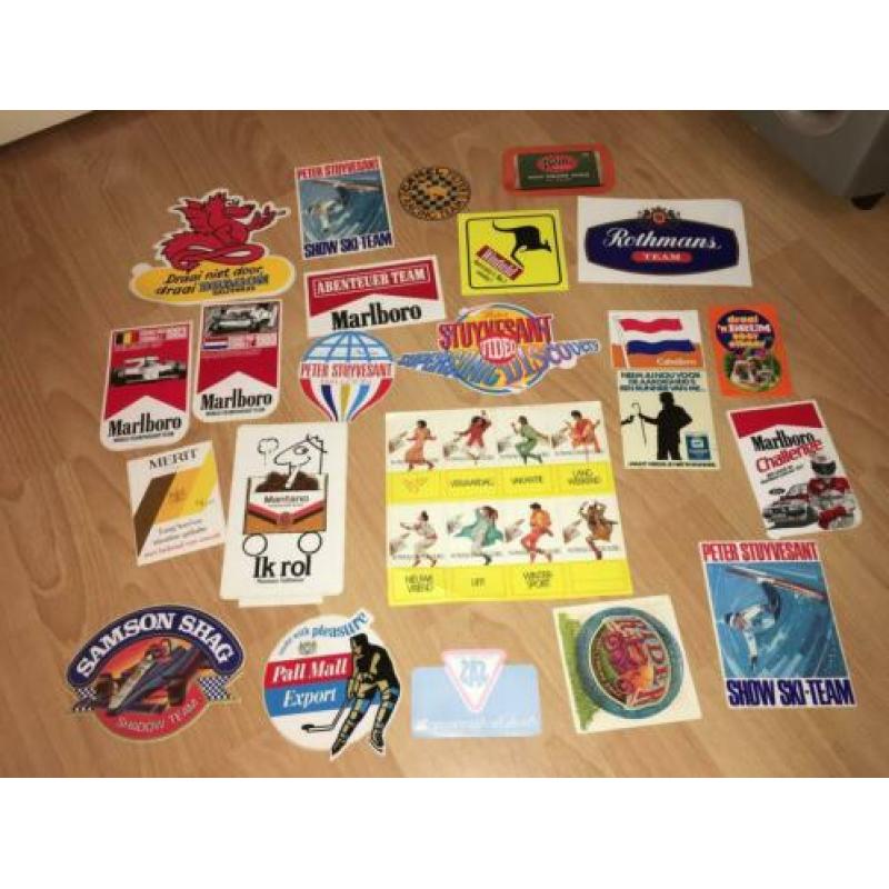 Stickers Schoenendoos * Verzameling Oude Jaren 60 STICKERS