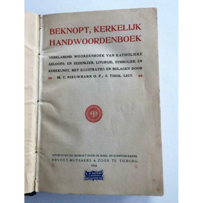 Beknopt kerkelijk Handwoordenboek, 1910, Nieuwbarn, 1st druk