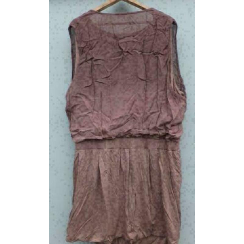 GREET LOOKS apart caramelkleurig jurk mt 52