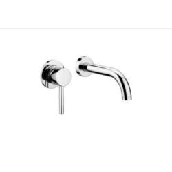 2 Wandmengkranen chroom