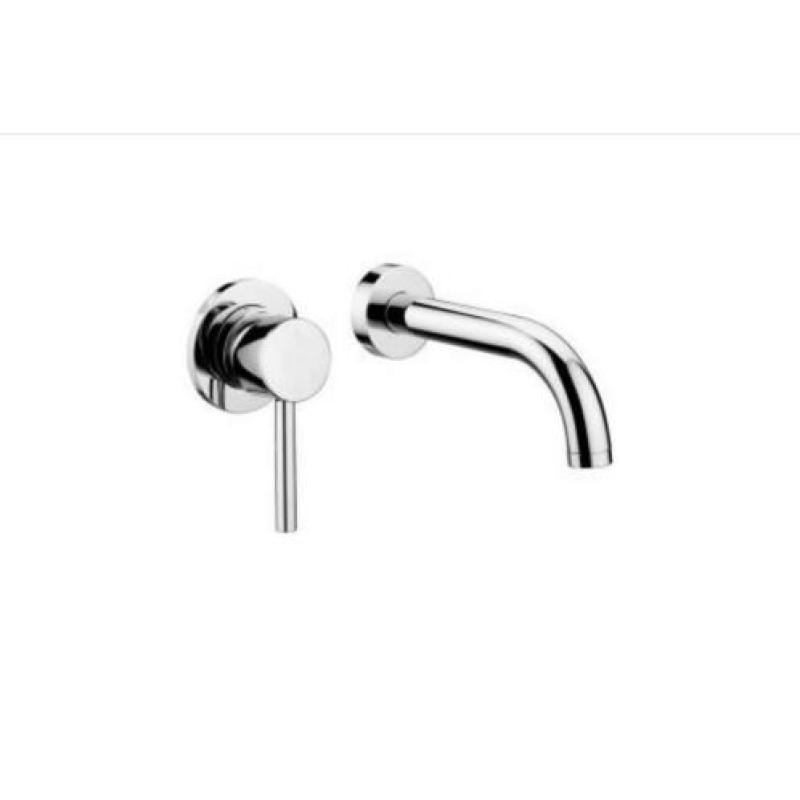 2 Wandmengkranen chroom
