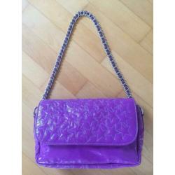 RIKA Starbag paars leer