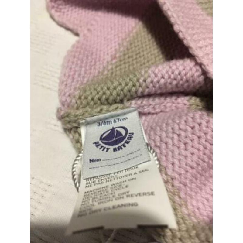 Petit Bateau babymuts 3-6 maanden, Nieuw