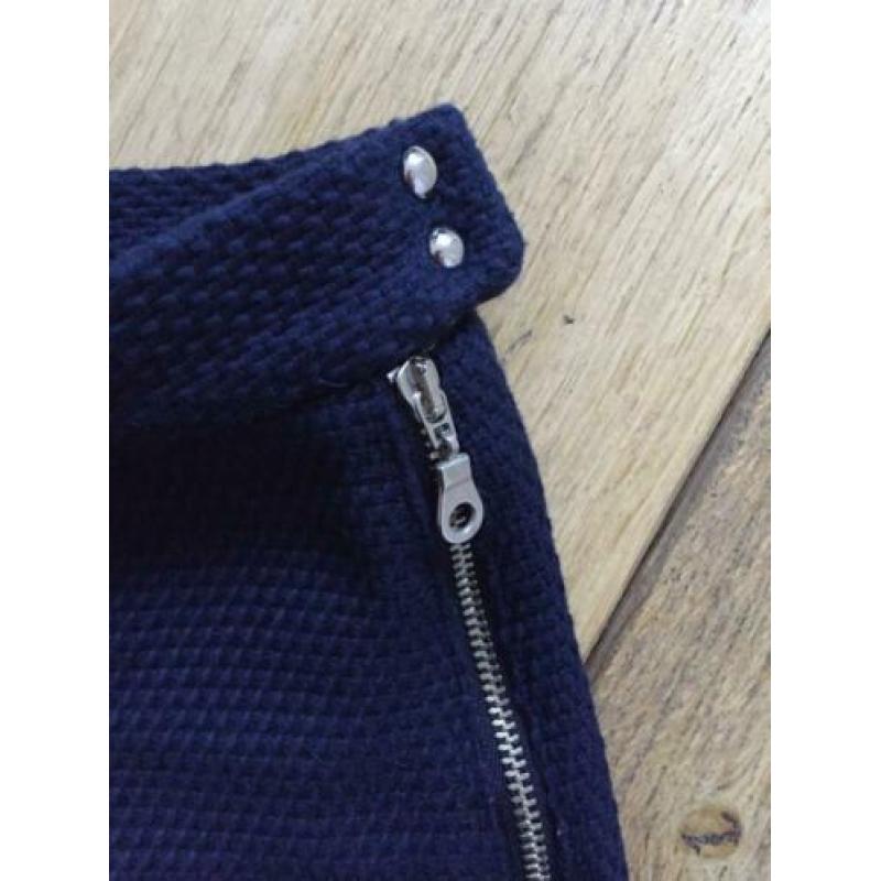 kort broekje ZARA | donkerblauw | Maat M | hoog model