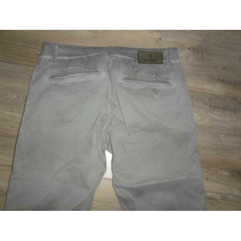 Summum Woman Grijs/Groene Lange Broek Maat 38