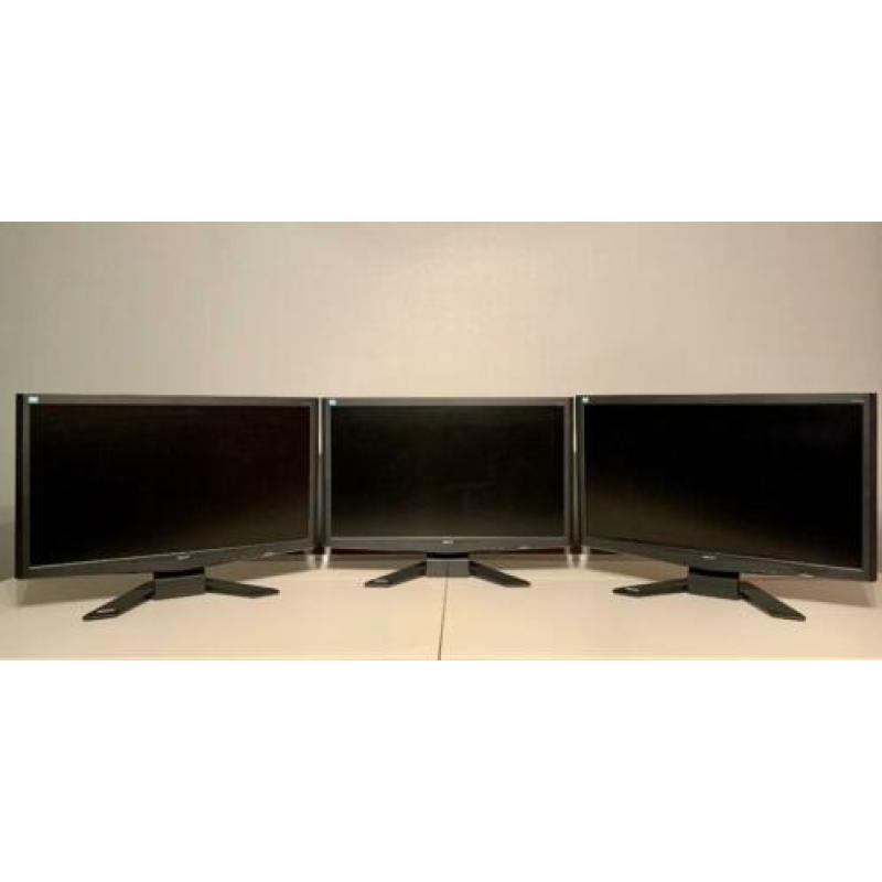 3 st. zeer nette 24” Acer X243H Full HD 1080p LED monitoren