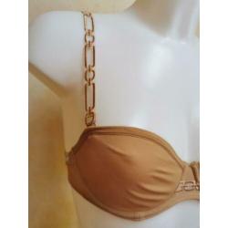 70A Nieuwe beige strapless beugel BH Marie Jo 70 A