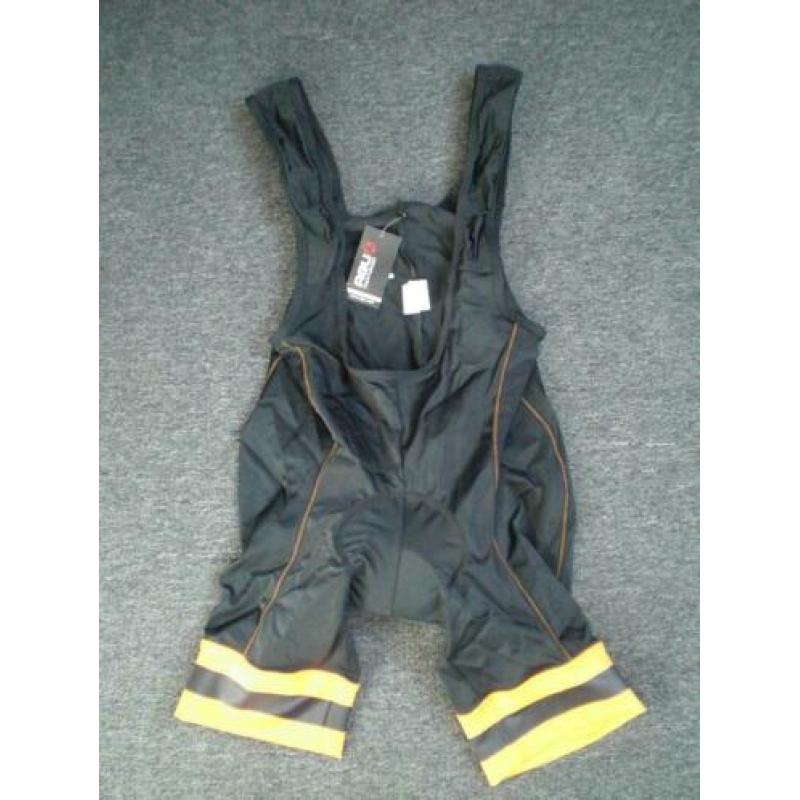 NIEUW fietsbroek bibshort AGU PRO orange - maat M