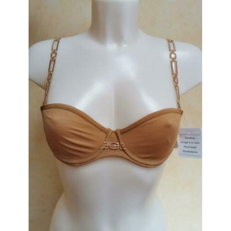 70A Nieuwe beige strapless beugel BH Marie Jo 70 A