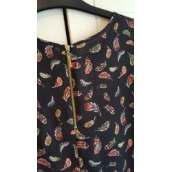 Blouse Primark maat 44 veertjes