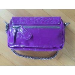 RIKA Starbag paars leer