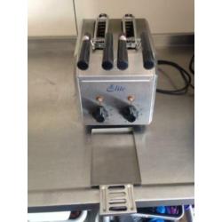 Tosti-apparaat - CaterTech - Broodrooster RVS retro look