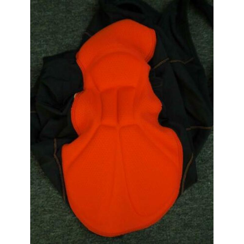 NIEUW fietsbroek bibshort AGU PRO orange - maat M