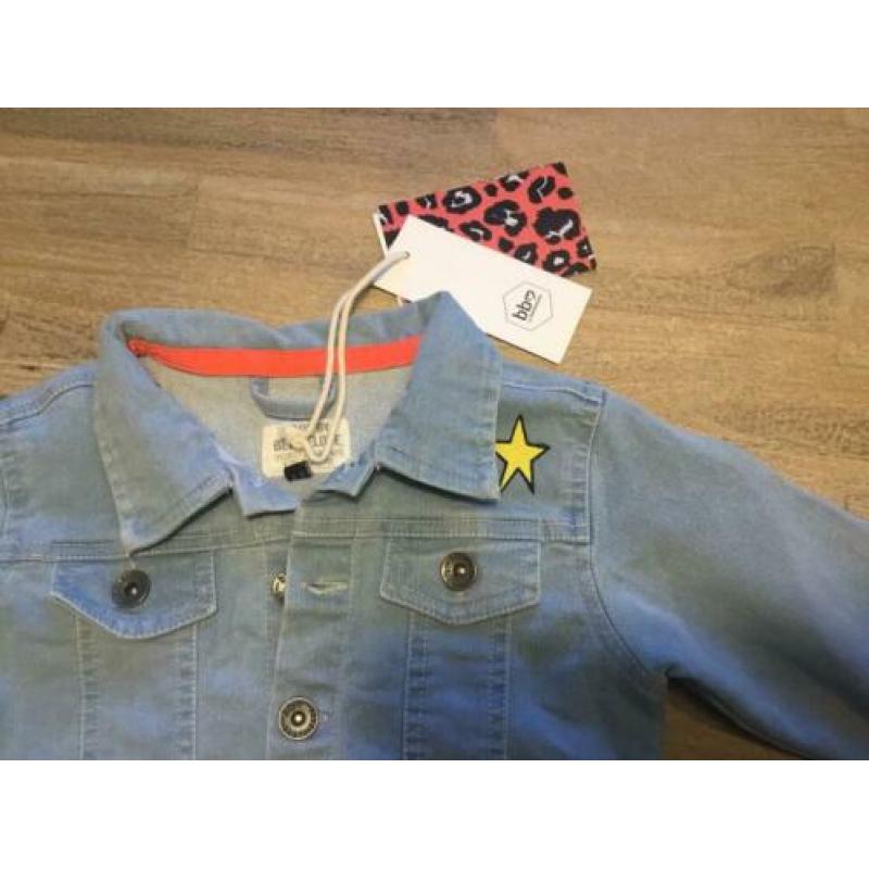 Nieuw spijkerjasje jas lente jeans meisje 98 Beebielove