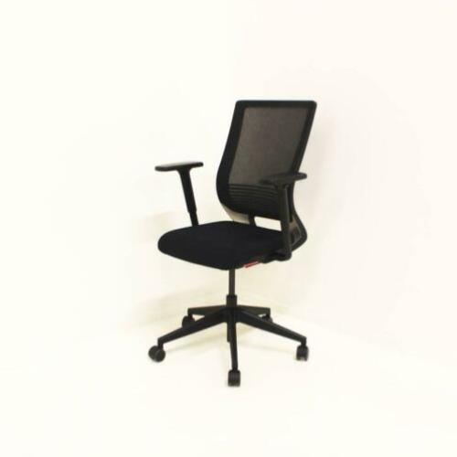 Techo Prime Bureaustoelen, Burostoelen, Zwart, Netweave
