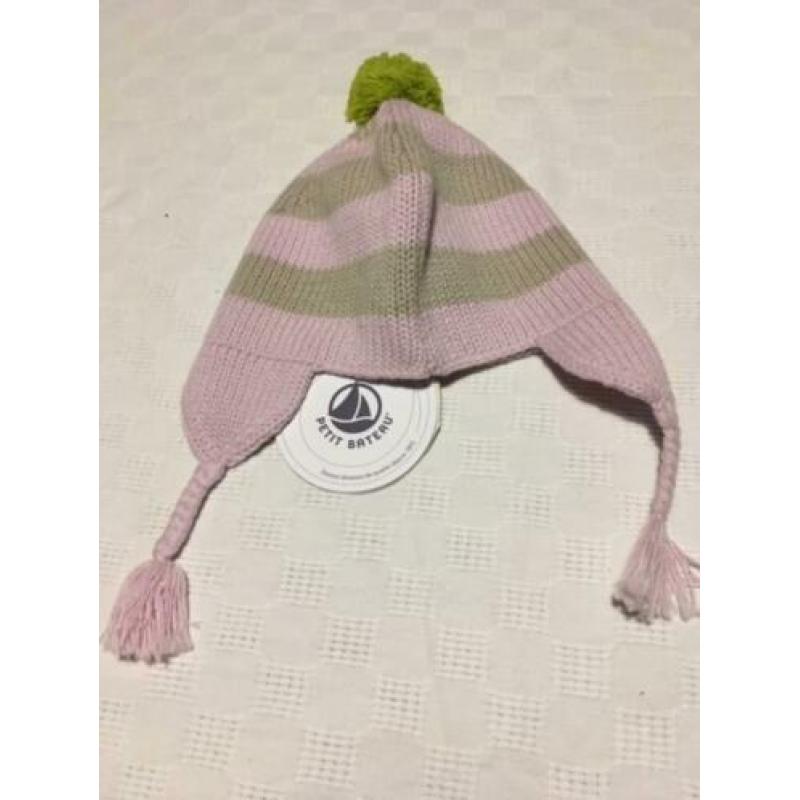 Petit Bateau babymuts 3-6 maanden, Nieuw