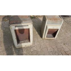 2 oude gaskachels